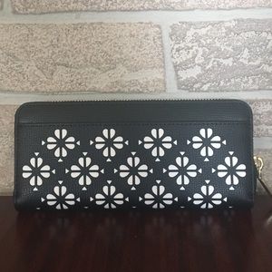 Spade Sylvia Perforated Slim Continental Wallet